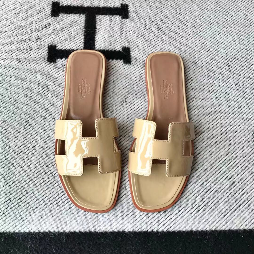 에르메스 올수공 오란 슬리퍼 샌들 페이던트 27